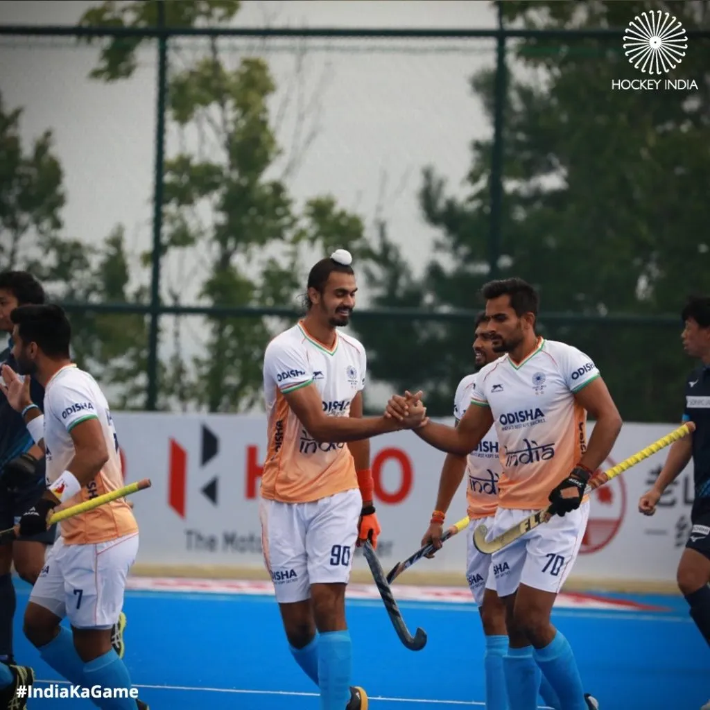 Team India's second win in a row in the Asian Champions Trophy