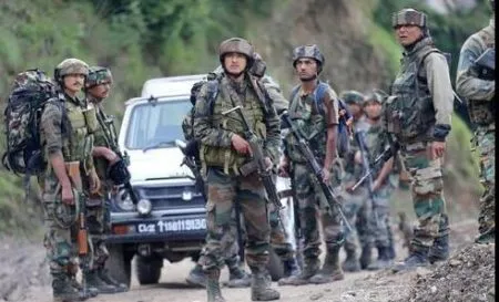 Army response to terrorists in Kathua