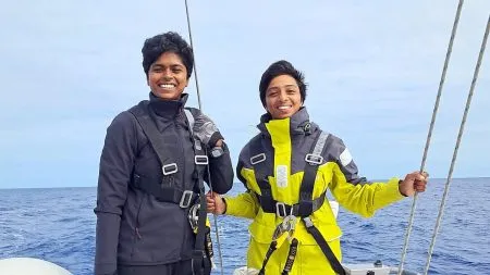 Two Navy women officers to go on global sea mission