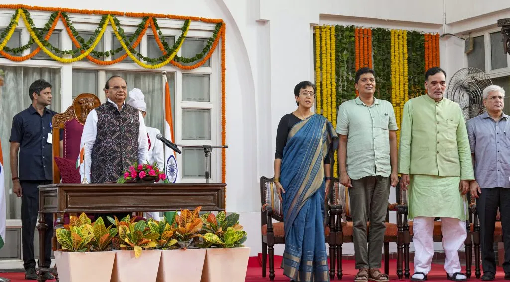 'Atishi' government in Delhi