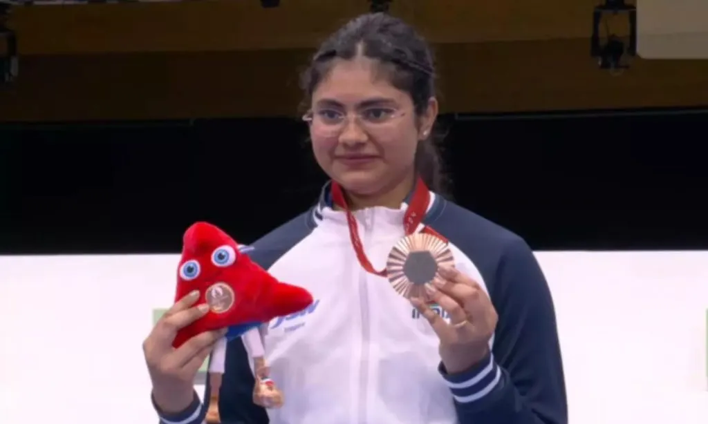 Bronze to shooter Rubina Francis