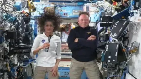 Sunita Williams press conference from space