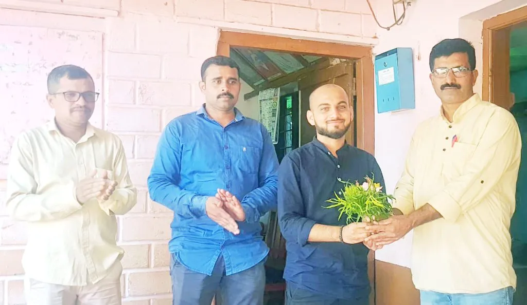 Painting workshop at Rajarshi Shahu Vidyalaya