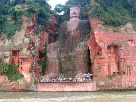 The largest Buddha statue carved in stone