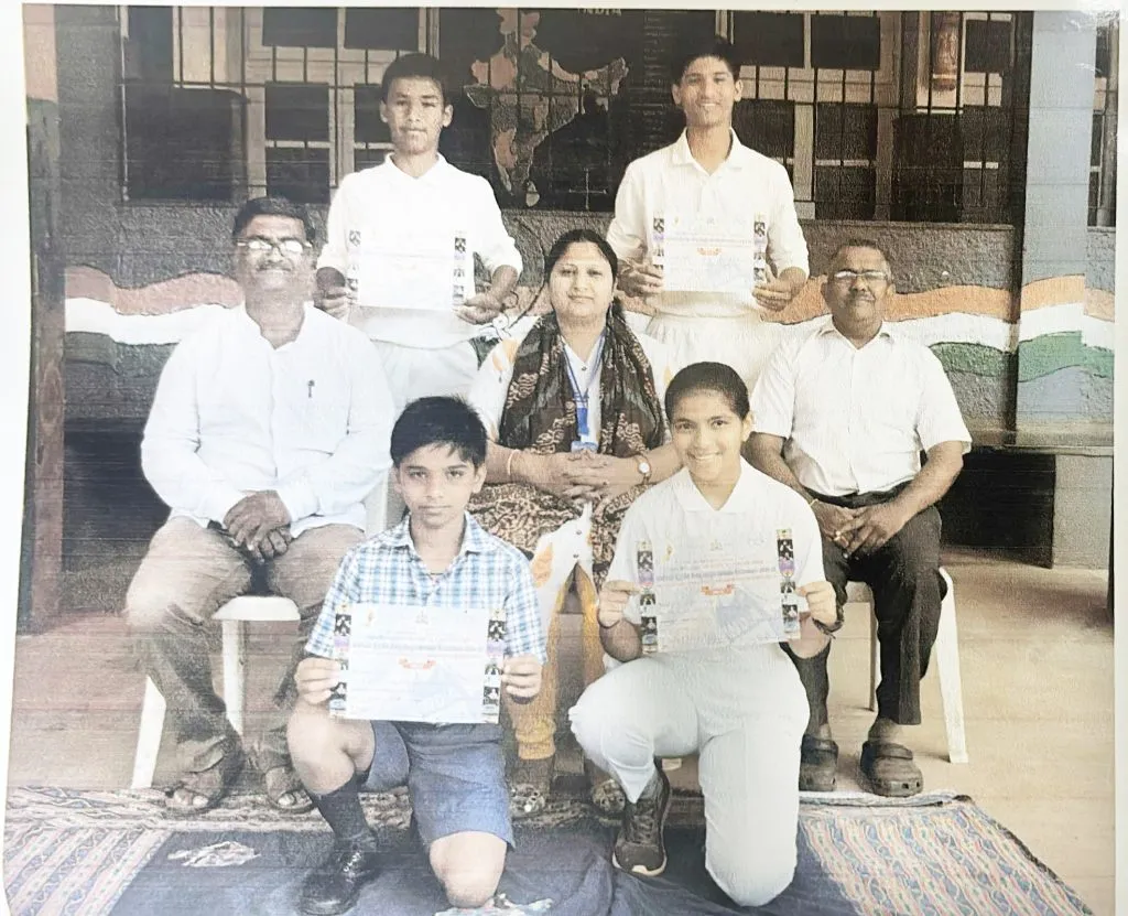 Selection of students of Herwadkar School
