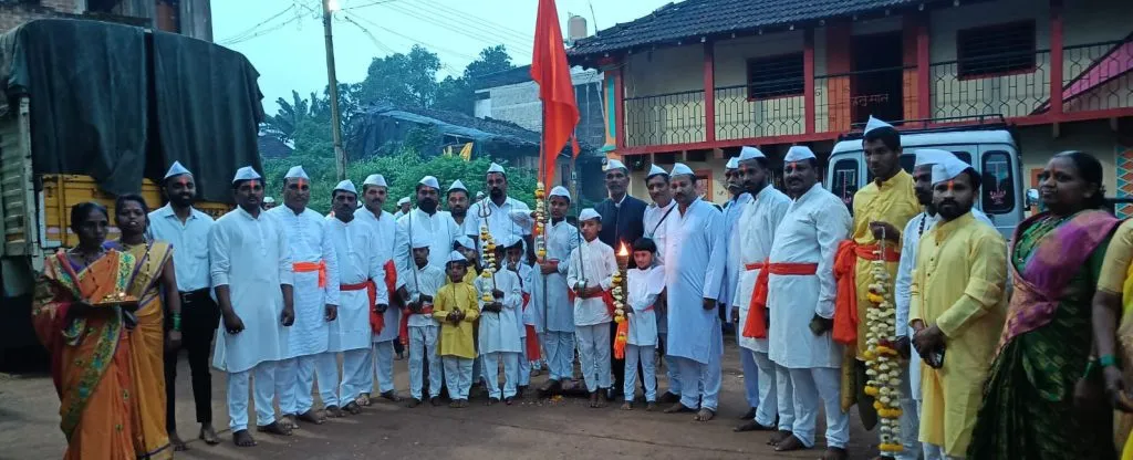 ओलमणीत दुर्गामाता दौड उत्साहात Durgamata race in Olmani in excitement