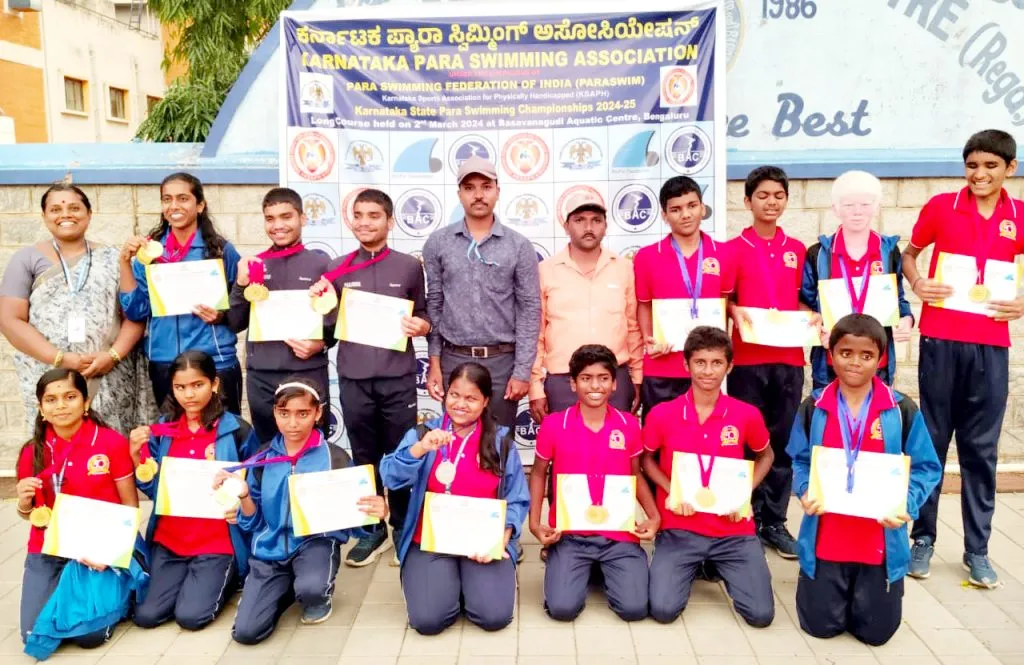 राज्यस्तरीय जलतरण स्पर्धेत माहेश्वरी शाळेला यश Maheshwari School success in state level swimming competition