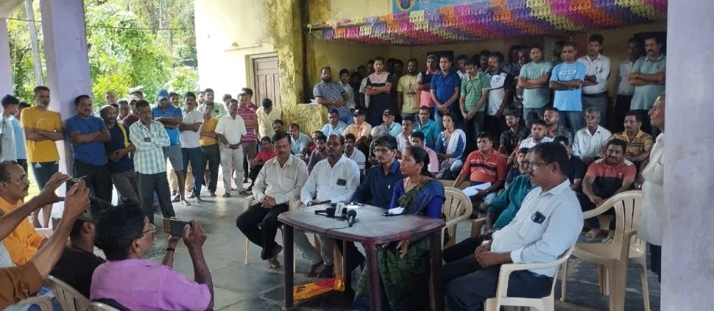 भू-रुपांतरणाच्या विरोधात कुंकळ्यो गाव एकवटला Kunkalyo village united against land conversion