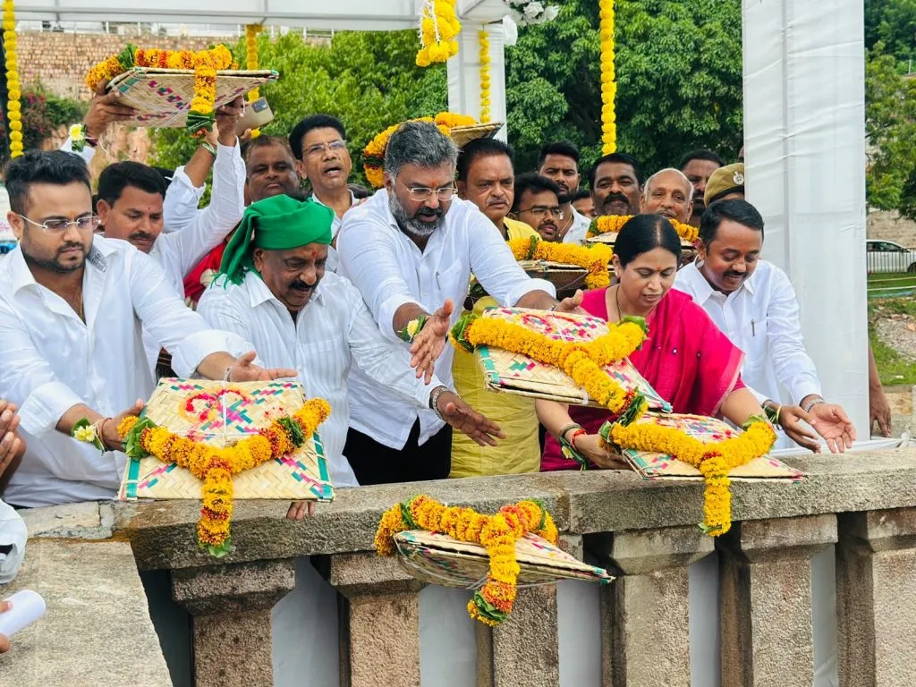 Ganga Pujan at Malprabha Reservoir