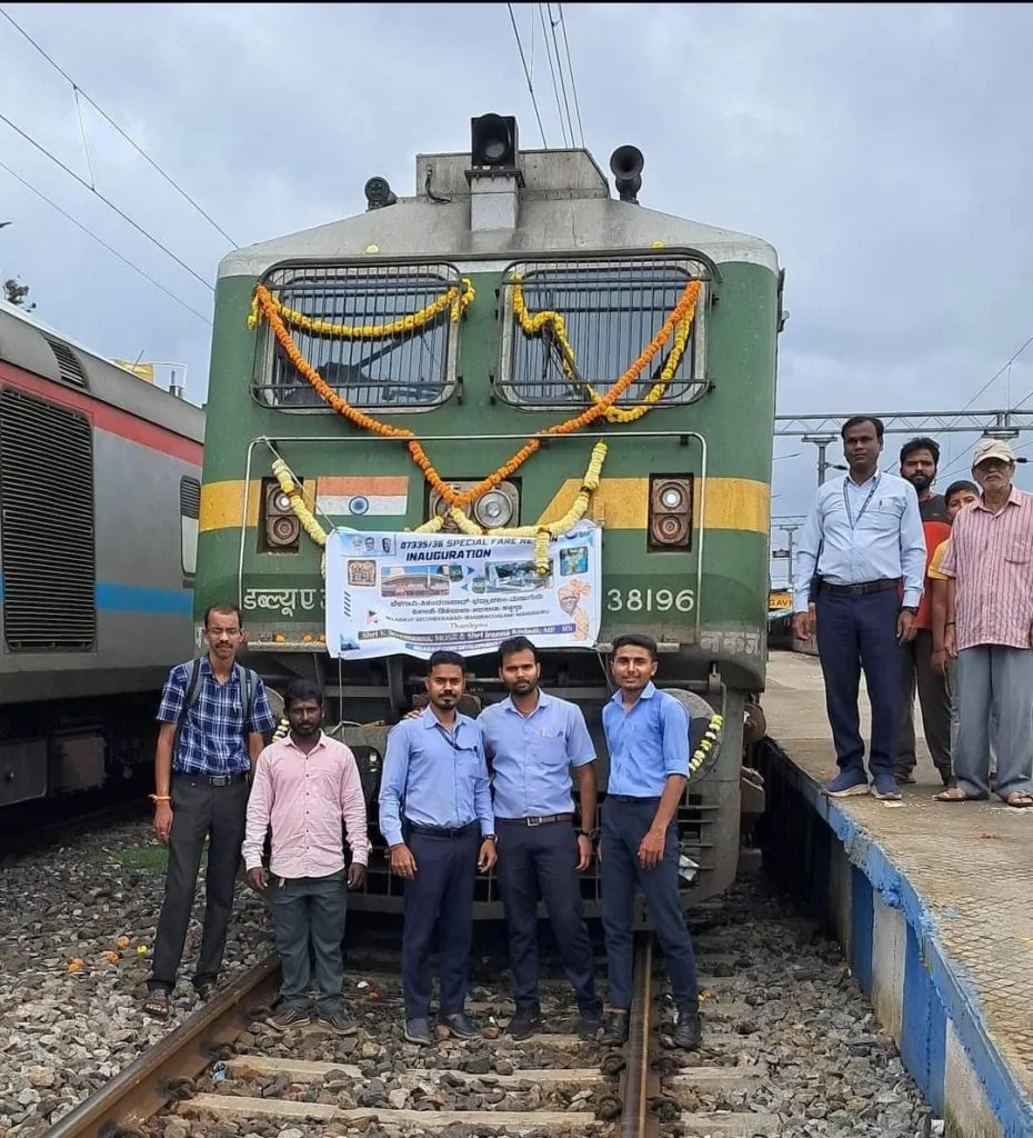 Belgaum-Secunderabad Express is finally on its way