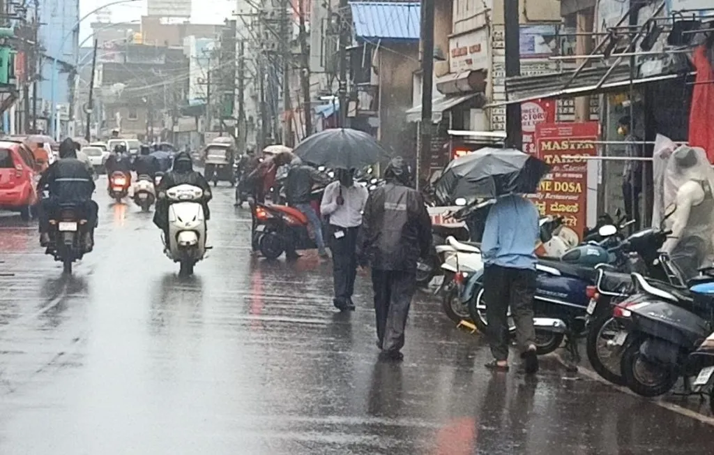 The force of return rain continued