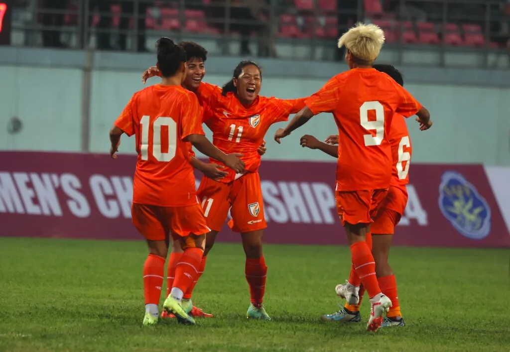 Indian women's football team wins against Pakistan