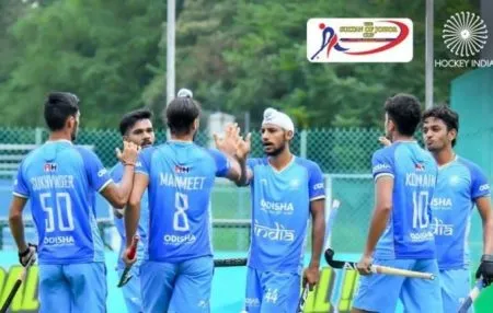 Indian youth hockey team's match against New Zealand tied 3-3