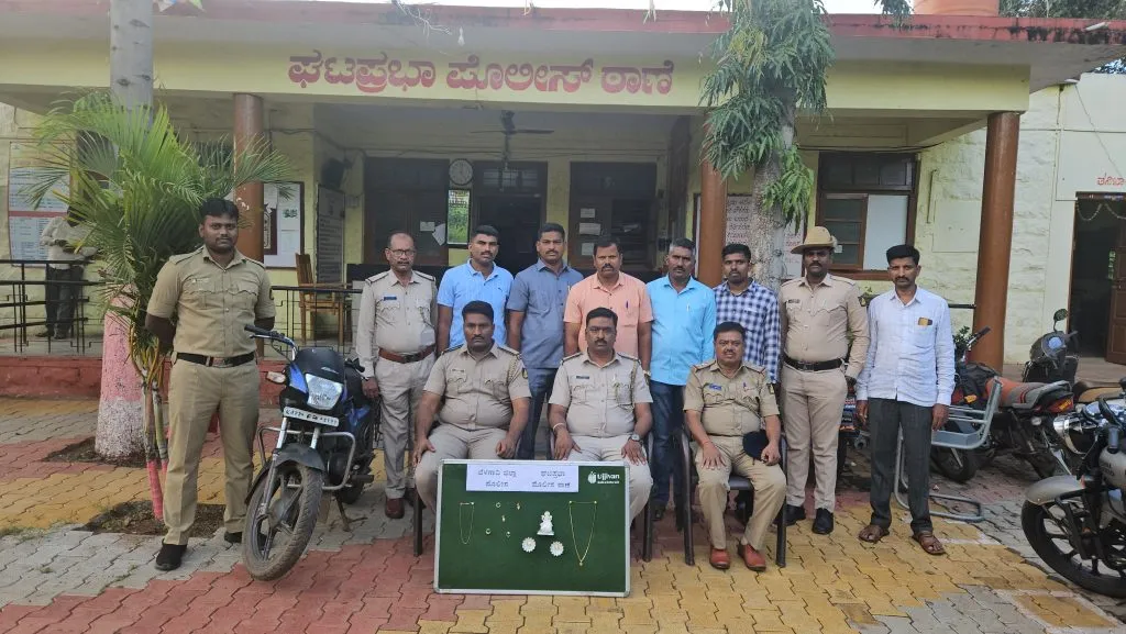 Ghataprabha police arrested two suspected burglars