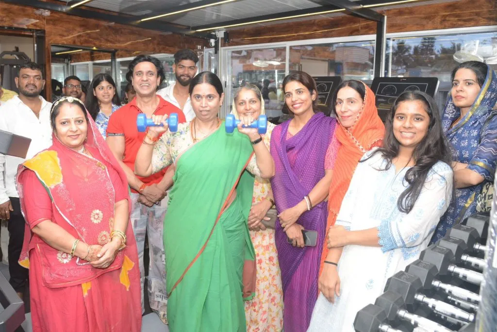 Inauguration of 'Women's Fitness Gym' at Tilakwadi
