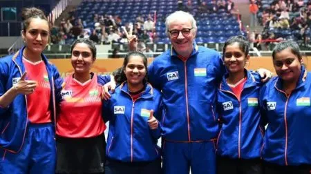 Indian T.T. Team medal determined