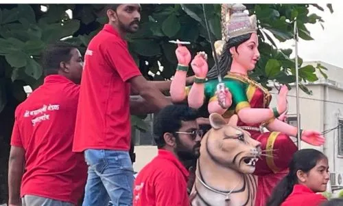 जिल्ह्यात आजपासून नवरात्रोत्सवाचा ‘जागर’! घटस्थापनेला दुर्गामाता मूर्तीची 487 ठिकाणी होणार प्रतिष्ठापना