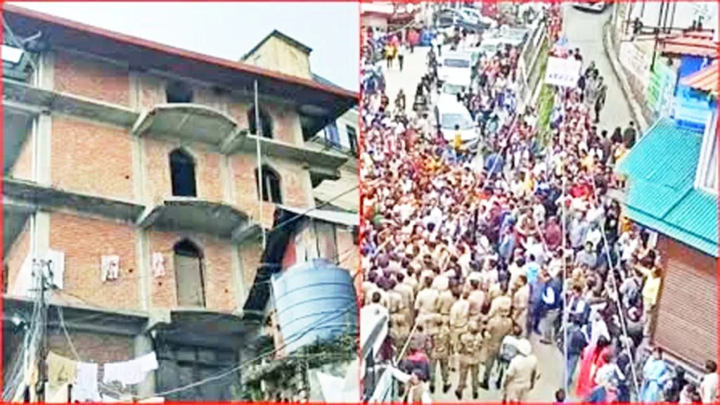 Order to demolish the construction of the mosque