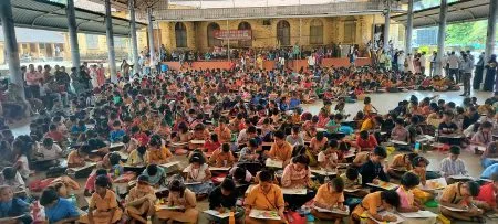 आर.पी.डीत भरली चिमुकल्यांची रंगभरण स्पर्धा