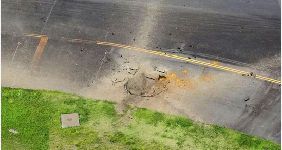 World War II bomb blast