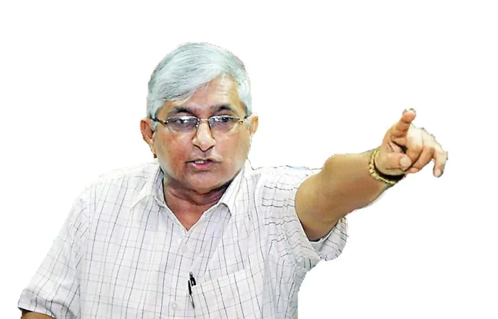 A case has been registered against Subhash Velingkar