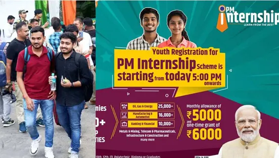 One and a half lakh applications for internship scheme