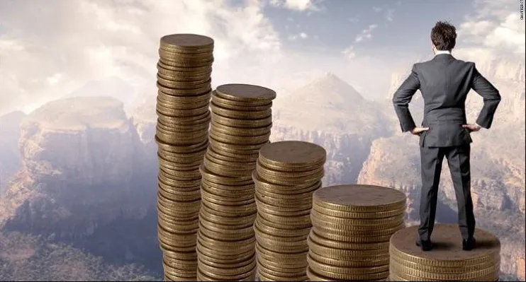 The growing wealth of the rich...