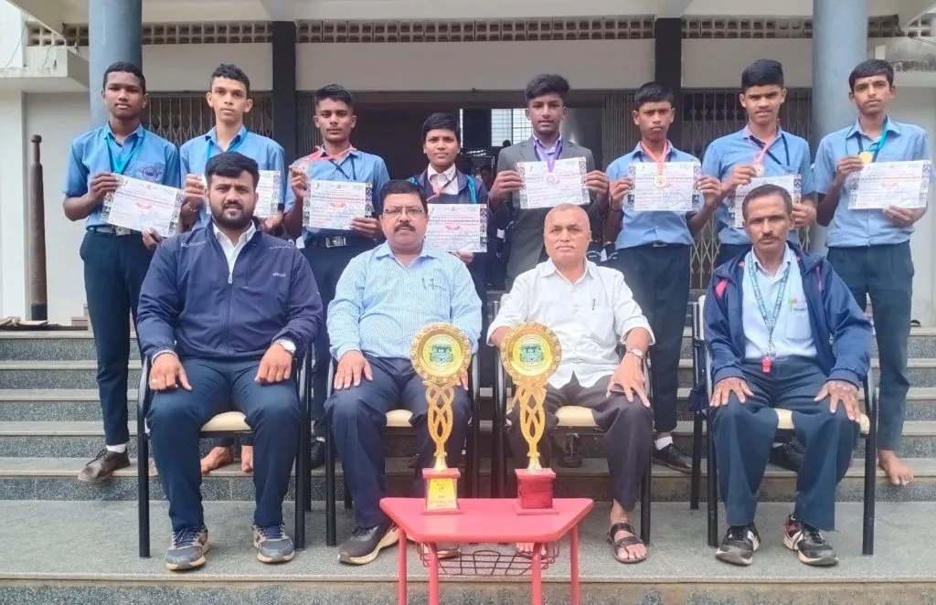Selection of Khanapur Maratha Mandal High School students for state level competition
