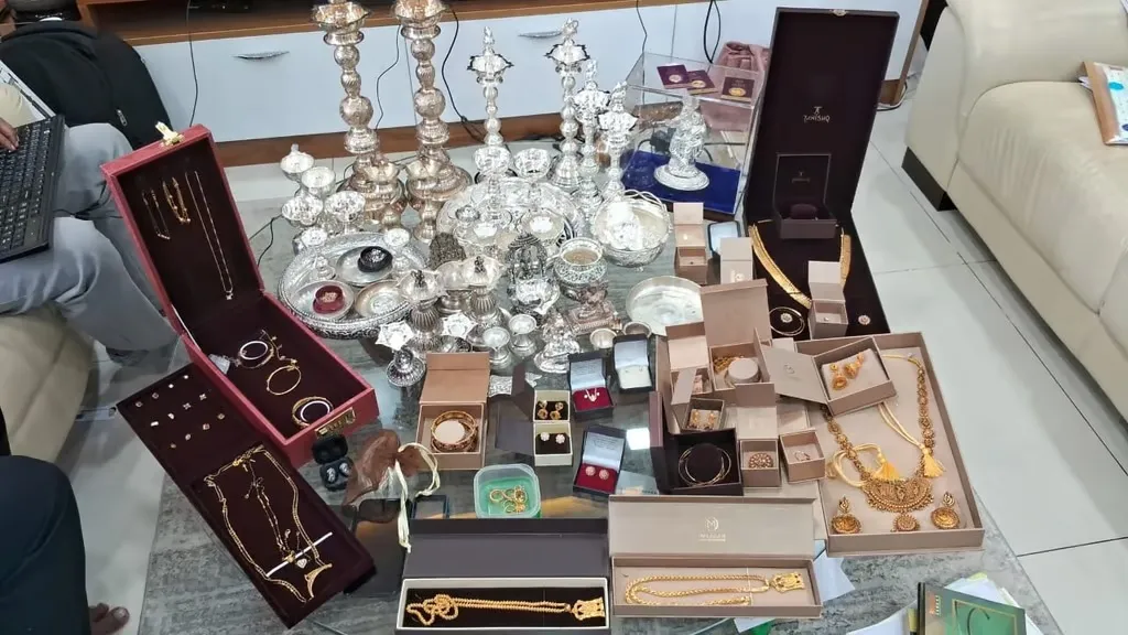 Lokayukta raids on four govt officials