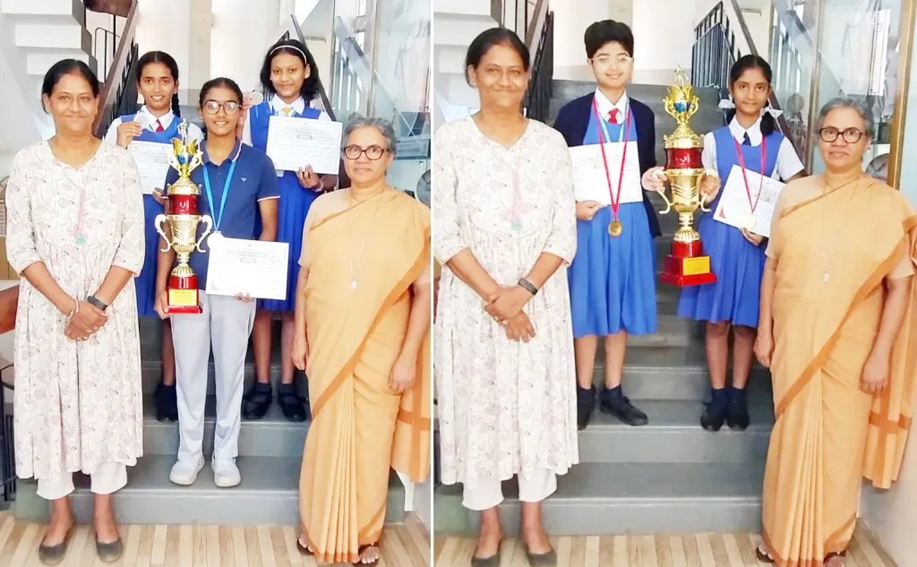 Ayushi, Sanvi, Shivali, Tanvi qualified for national competition