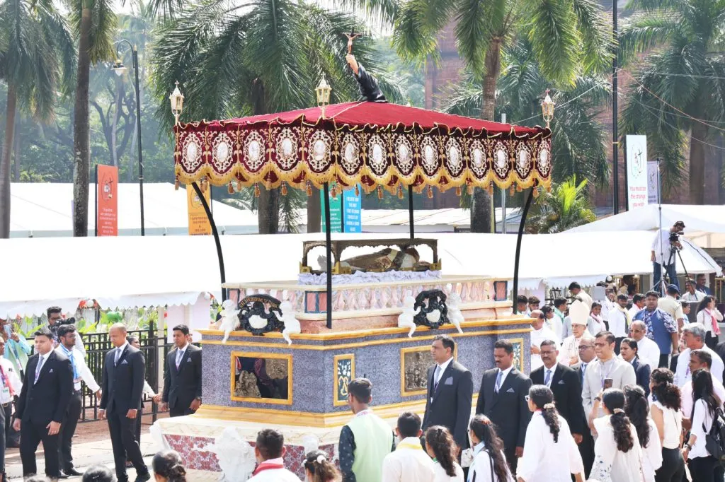 St. Xavier's funeral ceremony begins
