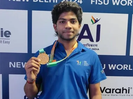 उमा महेशला सांघिक नेमबाजीत सुवर्ण Uma Mahesh won gold in team shooting