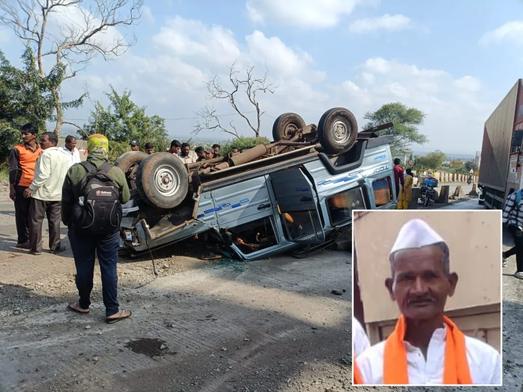 तवंदी घाटात 5 वाहनांचा अपघात 5 vehicle accident in Tavandi Ghat