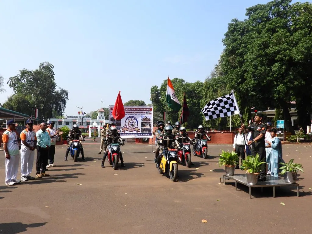 एमएलआयआरसीमध्ये ई-बाईक रॅली, वीर नारींचा सन्मान E-bike rally at MLIRC, honoring heroic women