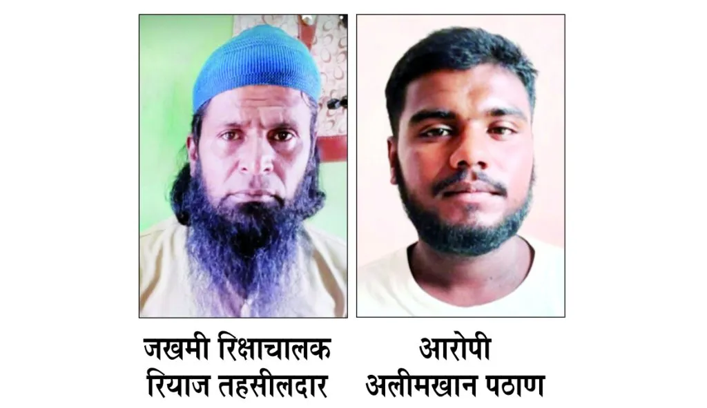 The passenger stabbed the rickshaw puller