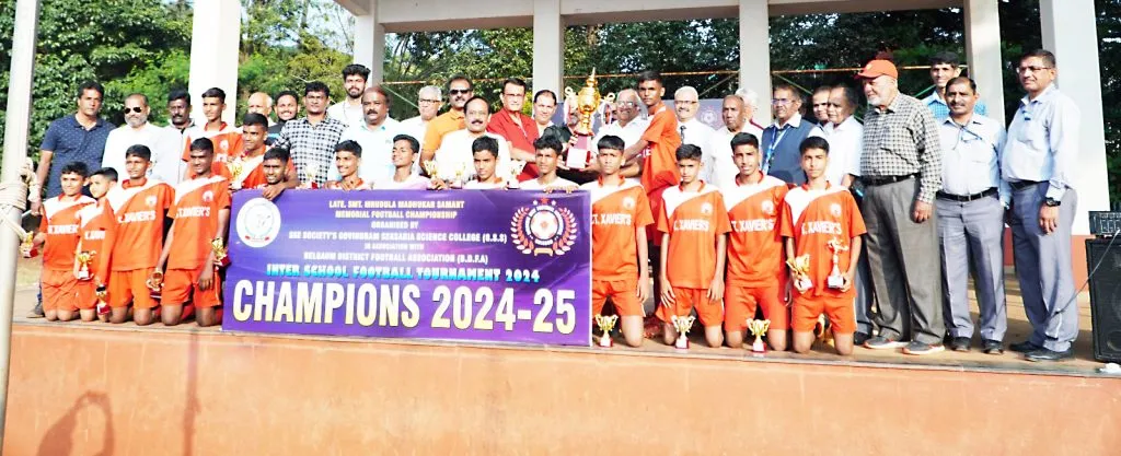 St. Xavier's team wins Mridula Samant Cup