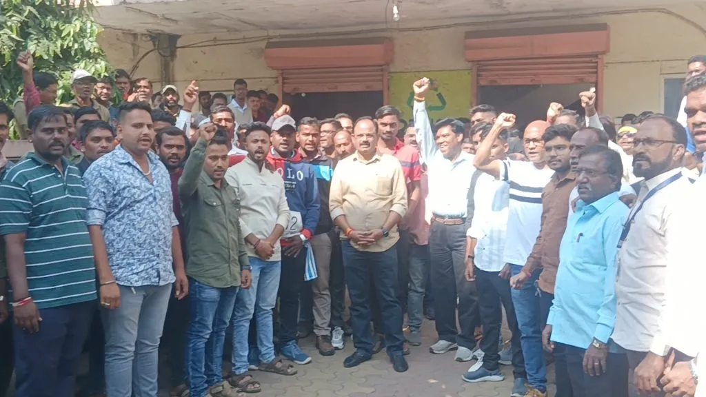 Push-pull in the municipality; Employees' protest