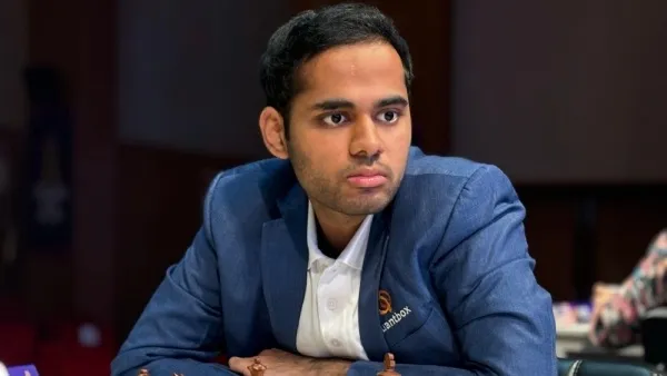 Arjun Arigesi ranked second in the world rankings