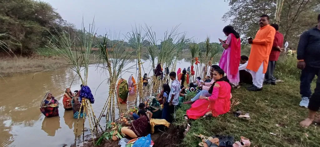 Chhath Puja with devotion in city area