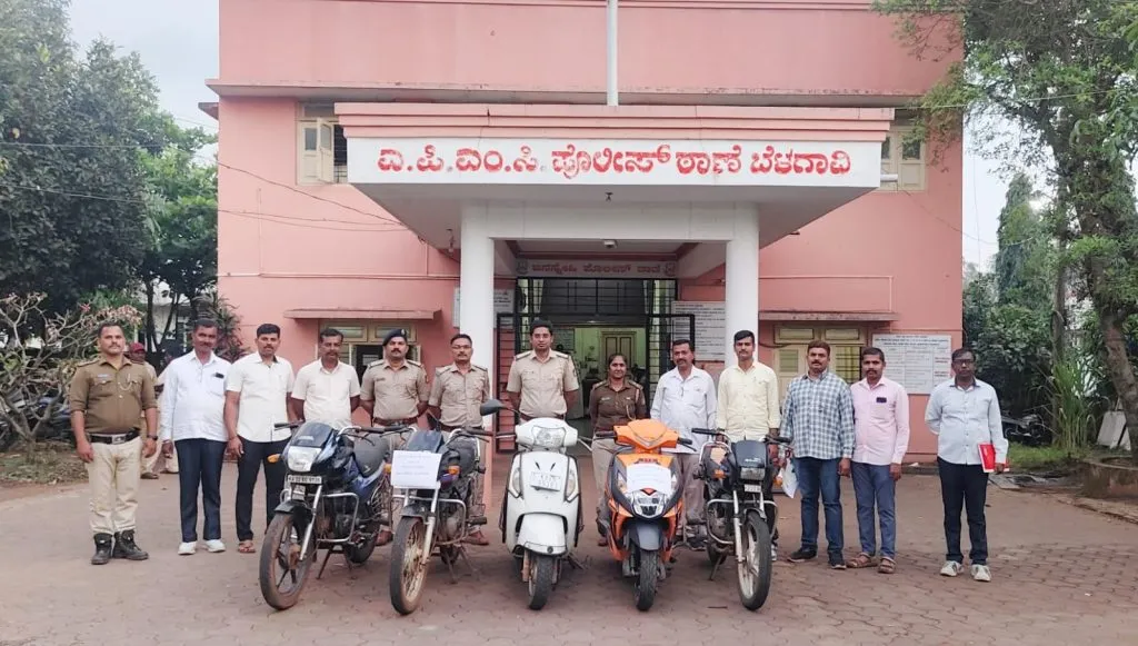 अट्टल दुचाकीचोराकडून पाच दुचाकी जप्त Five bikes seized from Attal bike thief