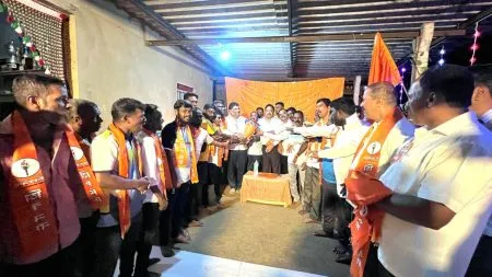 तुळसुली- गौतमवाडीतील भाजप कार्यकर्त्यांचा ठाकरे शिवसेनेत प्रवेश