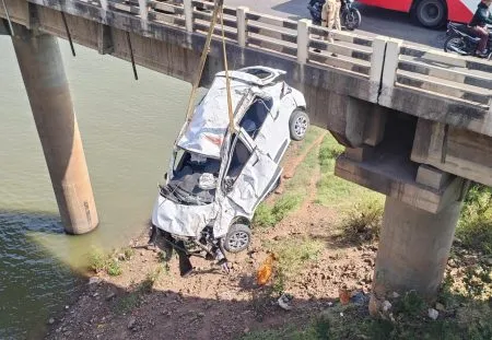 Three killed in car accident in Krishna