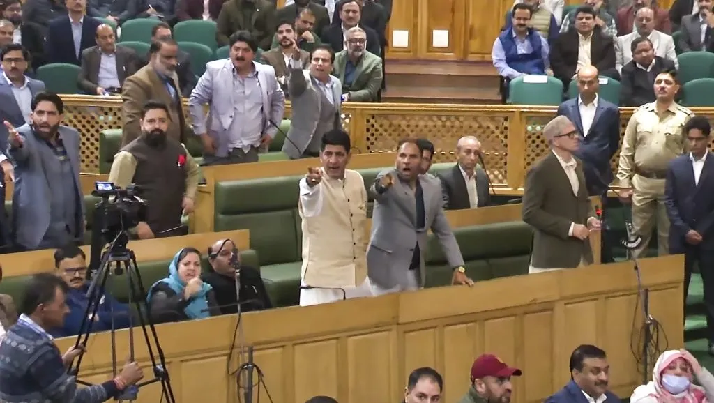 Uproar over '370' in Kashmir Assembly