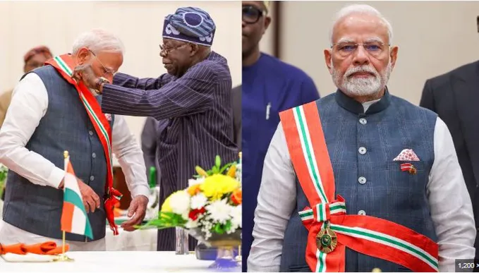 Nigeria's highest honor to Prime Minister Modi