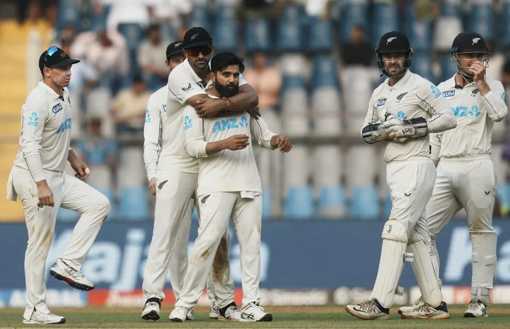 New Zealand dominated the first day in the Mumbai Test