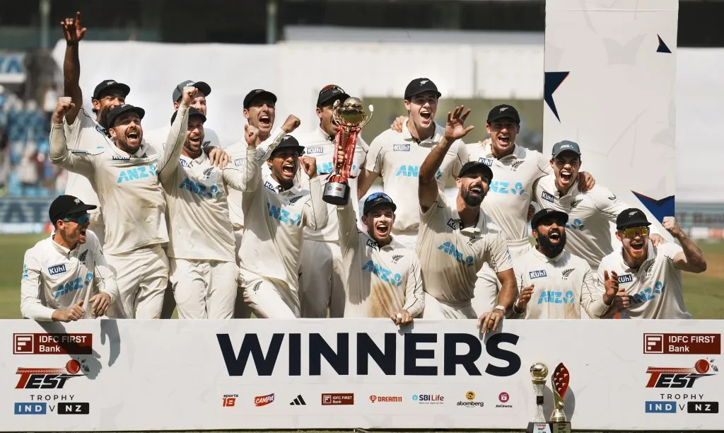 Whitewash from New Zealand against India