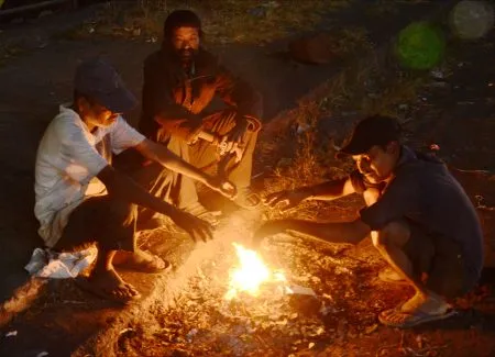 The cold has intensified...