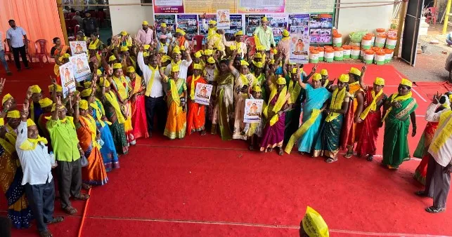 शिवाजी पाटील यांना कानडी गावाचा जाहीर पाठिंबा Public support of Kandi village to Shivaji Patil