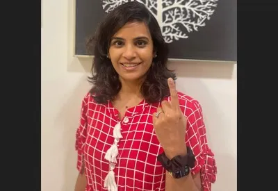 Directly from America to Kolhapur for voting