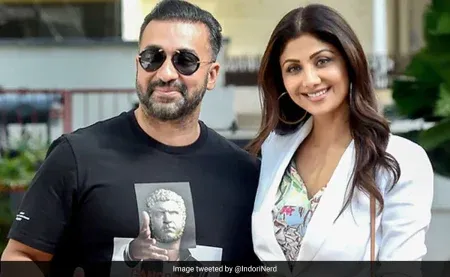 ED raids Shilpa Shetty's husband Raj Kundra's house